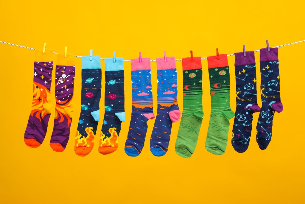 Projekt Zmysłogród- Dzień Kolorowej Skarpetki